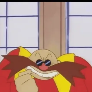 😈 Dr. Eggman Sonic the Hedgehog Доктор Эггман, Соник, Мультяшный злодей, Видеоигра, Злой гений, Мультяшный персонаж telegram sticker