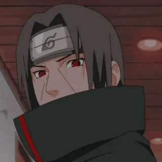 😕 Itachi Uchiha Naruto anime, naruto, itachi, uchiha, ninja, manga, character whatsapp sticker