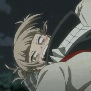 🧧 Himiko Toga My Hero Academia Anime, Villano, Yandere, Estudiante, Cuchillo, Sangre telegram sticker
