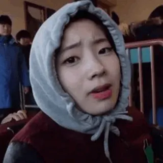 🥺 woman, expression, doubt, surprise, kpop, dahyun, twice telegram sticker