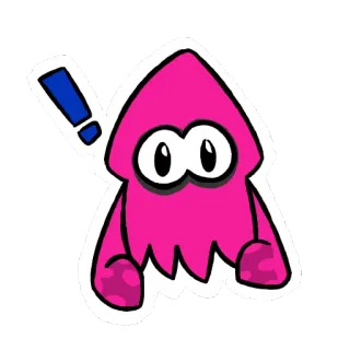 Splatoon Squid Sticker Pack whatsapp stickers