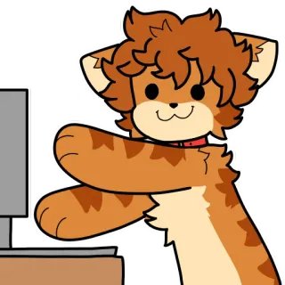🖥️ cat telegram sticker