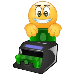 😕 Geld, Emoji, Bargeld, Automat, Finanzen telegram sticker