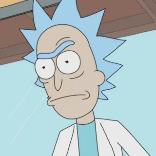 🛸 Rick Sanchez Rick and Morty rick, rick sanchez, rick and morty, cartoon, animation, adult swim, wissenschaftler telegram sticker