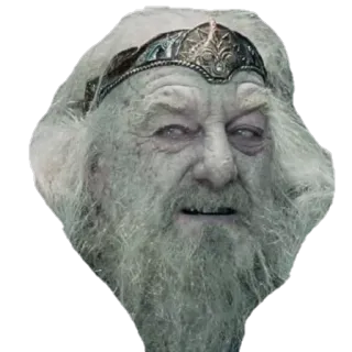 😅 Théoden Lord of the Rings 왕, 노인, 흰머리, 반지의 제왕, 테오덴 telegram sticker