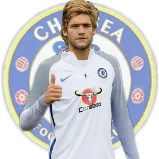 🤓 futebol, futebol, esportes, atleta, Chelsea FC telegram sticker