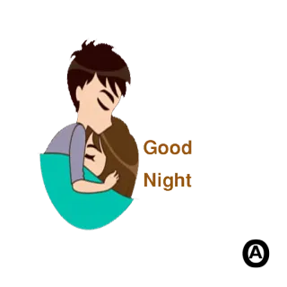 😴 Good Night Buenas noches, Sueño, Dibujos animados, Saludo telegram sticker
