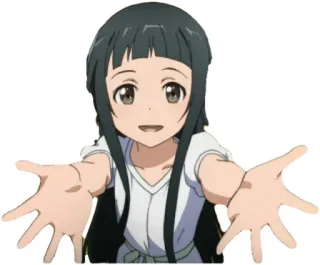 Sword art online telegram stickers