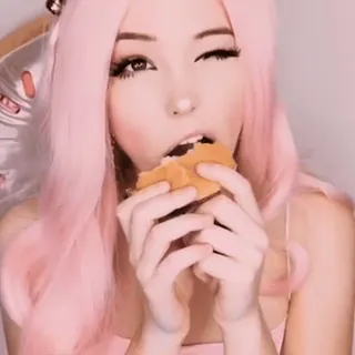 🍔 Belle Delphine telegram sticker