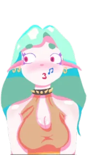 🙄 Hoạt hình, Dễ thương, Động, Âm nhạc, Yêu tinh telegram sticker
