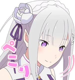 😊 ペロリ anime, girl, cute, japanese telegram sticker