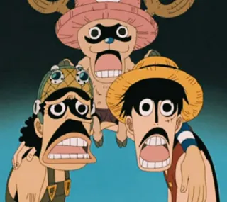 😱 Tony Tony Chopper One Piece Аниме, Ван Пис, Чоппер, Смешной, Маскировка telegram sticker