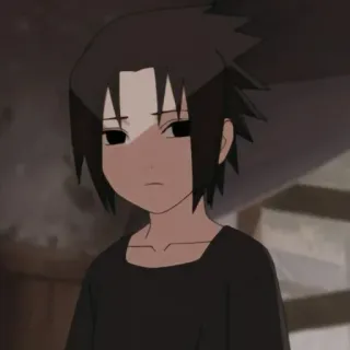 😒 Sasuke Naruto anime, sasuke, naruto, manga, cartoon, uchiha telegram sticker