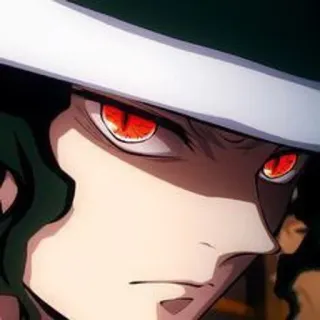 🌟 Muzan Kibutsuji Demon Slayer Anime, Demônio, Olhos, Kibutsuji, Muzan, Demon Slayer telegram sticker