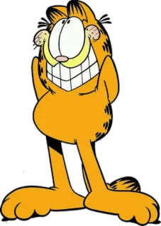 😜 Garfield gato, desenho animado, Garfield, tirinhas telegram sticker