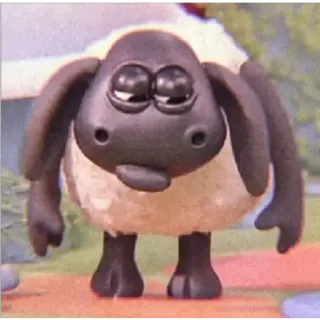 🐑 Shaun Shaun the Sheep Shaun le mouton, dessin animé, mouton, Aardman, personnage telegram sticker