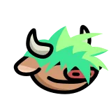 ✋ dibujo animado, animal, vaca, lindo, pegatina telegram sticker
