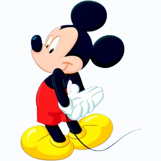 😓 Mickey Mouse Desenho animado, Rato, Disney, Personagem, Mickey Mouse telegram sticker