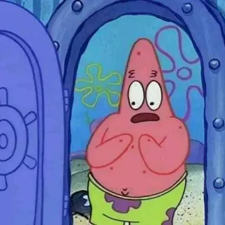 😕 Patrick Star SpongeBob SquarePants การ์ตูน, แพทริก สตาร์, สพันจ์บ็อบ สแควร์แพนส์, นิคเคิลโอเดียน, ตัวละคร, แอนิเมชัน telegram sticker