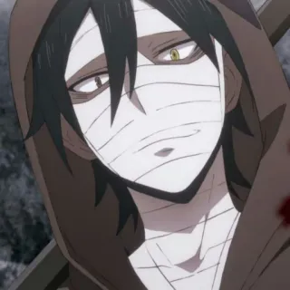 🖤 Zack Foster Angels of Death Anime, Karakter, Zack Foster, Angels of Death, Horor, Manga telegram sticker