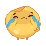 😭 泣く, 悲しい, 絵文字, 漫画, 涙, 感情的, 動揺 telegram sticker