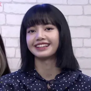 🌸 Lisa kpop, blackpink, sänger, idol, weiblich, person telegram sticker