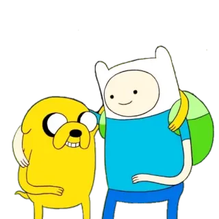 Adventure time by @manarjaafar whatsapp stickers
