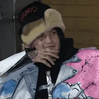 😏 Lil Peep Lil Peep, Музыкант, Портрет, Эмо, Рэпер, Певец telegram sticker