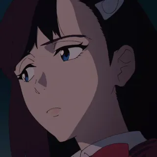 🔮 anime, chica, retrato, dibujos animados, ilustración telegram sticker