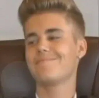 😊 Justin Bieber 歌手, 有名人, 人物, 男性, ポートレート telegram sticker