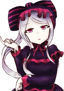Shalltear Bloodfallen @Weempire Overlord telegram stickers