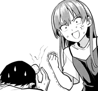 👊 anime, manga, character, expression, funny, cartoon telegram sticker