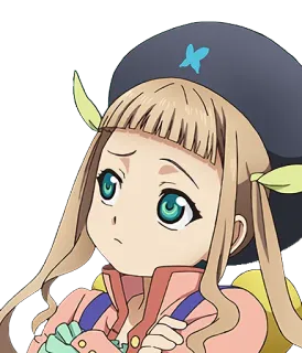 🤔 Anime, Personaggio, Carino, Illustrazione whatsapp sticker