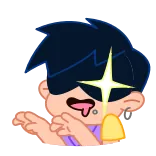 ⭐ Danny Fenton Danny Phantom danny phantom, danny fenton, cartoon, nickelodeon, smirk, confident, animation telegram sticker