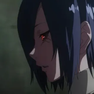 🪁 Touka Kirishima Tokyo Ghoul อนิเมะ, โตเกียวกูล, โทวกะ คิริชิมะ, มังงะ telegram sticker