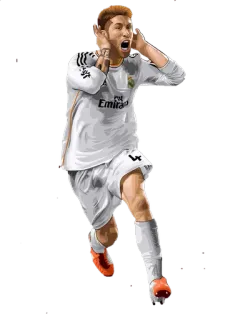 🇪🇸 Sergio Ramos bóng đá, bóng bầu dục, vận động viên, ăn mừng, thể thao telegram sticker