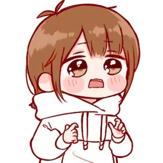 🍬 anime, girl, cute, chibi, cartoon, sticker telegram sticker