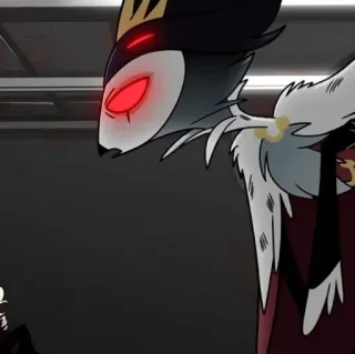 🌠 Stolas Helluva Boss Cartoon, Dämon, Eule, Helluva Boss, Stolas, animiert telegram sticker
