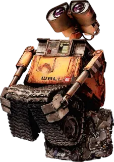 🌙 WALL-E WALL·E robot, animowany, postać, Disney, Pixar, WALL-E, film telegram sticker
