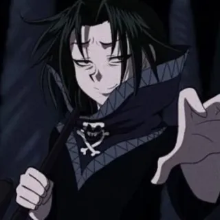 😏 Feitan Portor Hunter x Hunter Anime, Feitan, Hunter x Hunter, Phantom Brigade, Bösewicht, Goth telegram sticker