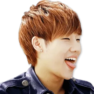 😝 사람, 혀, 얼굴, 미소, 남자 telegram sticker