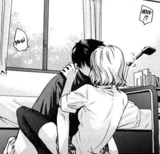 🌟 MNN Anime, Hôn, Lãng mạn, Tình cảm, Manga telegram sticker