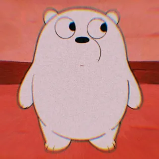 ❄️ Ice Bear We Bare Bears kartun, beruang, imut, putih, Ice Bear, We Bare Bears whatsapp sticker