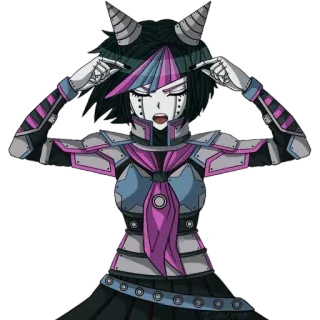 🤖 Anime, Roboter, Hörner, Cyborg, Mädchen telegram sticker