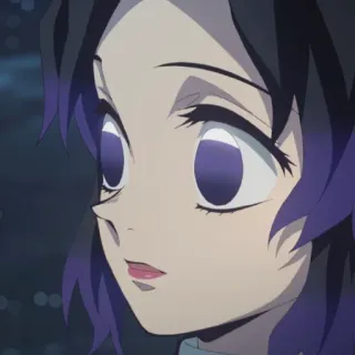 😯 Shinobu Kocho Demon Slayer Anime, Demon Slayer, Shinobu Kocho, Personaggio, Capelli viola telegram sticker