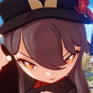😝 Hu Tao Genshin Impact Animé, Jeu, Genshin Impact, Hu Tao, mignon telegram sticker