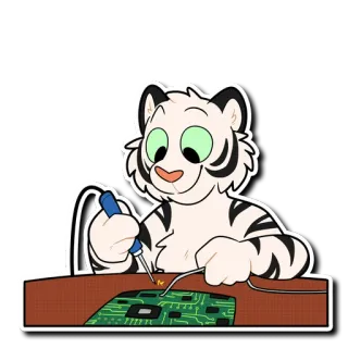 White Tiger 2 telegram stickers
