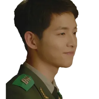 🙃 pria, seragam, tentara, militer, potret whatsapp sticker