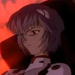 💙 Rei Ayanami Neon Genesis Evangelion anime, eva, rei, ayanami telegram sticker
