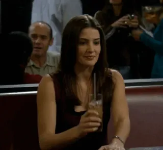 🍕 Robin Scherbatsky How I Met Your Mother phụ nữ, nước uống, ti vi, nữ diễn viên telegram sticker
